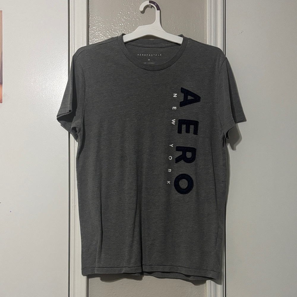 Aeropostale Dark Gray AERO Graphic Tee